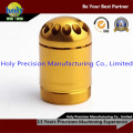 Yellow CNC Machined Aluminum Waterproof Pill Container Box